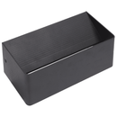 LUZ DE PAREDE LED DE METAL PRETA 12,5 W