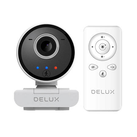 DELUX DC07 BRANCO WEBCAM INTELIGENTE DE 2MP 1920X1080P COM RASTRE