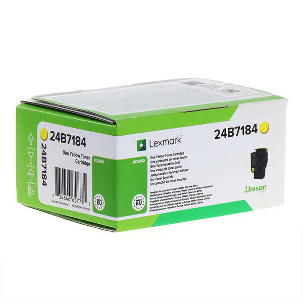 TONER ORIGINAL LEXMARK 24B7160 AMARELO