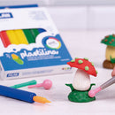 CAIXA DE 4 PLASTICINAS DE COR 330G MILAN