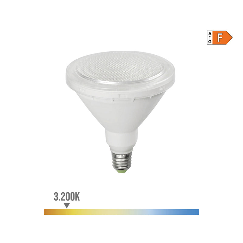 LÂMPADA PAR38 LED E27 15W 1510LM 3000K LUZ QUENTE IP64 Ø12X13,8CM