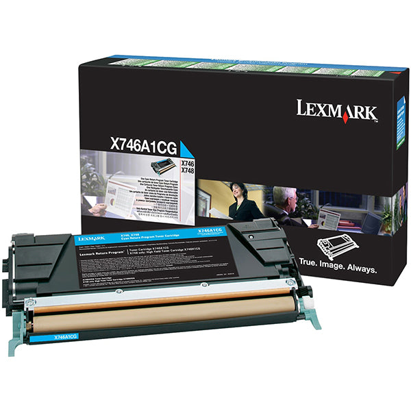 TONER LEXMARK CYAN X746,X748 7.000 PGS