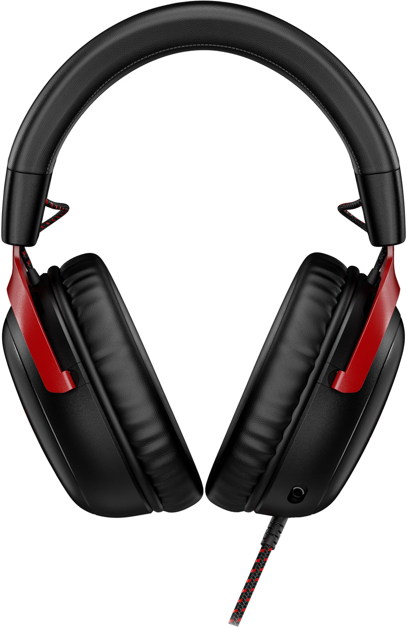 HP HyperX Cloud III - Gaming Headset (Black/Red) Auscultadores