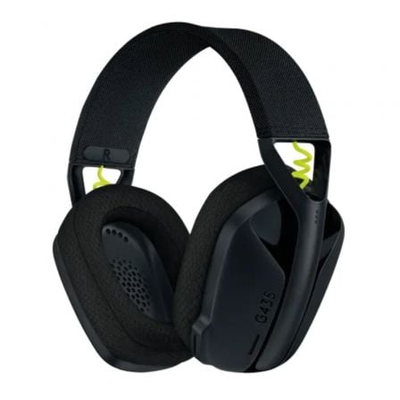 AURICULARES GAMING CON MICRÓFONO LOGITECH G435 BLUETOOTH NEGRO Y