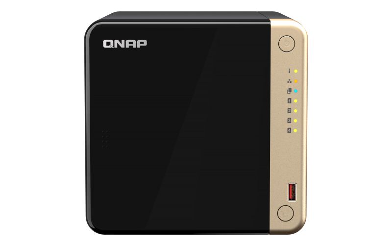 QNAP TS-464 NAS Tower Ethernet LAN Preto N5095