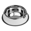 COMEDOURO ANTI-DESLIZANTE EM AÇO INOXIDÁVEL 0,9L Ø26CM NAYECO