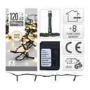 GRINALDA MULTIFUNÇÕES BRANCO QUENTE 120 LEDS IP44 12M
