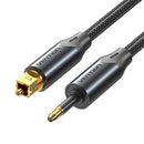 CABO DE AUDIO DE FIBRA ÓPTICA VENTION BKCBH 2M PRETO