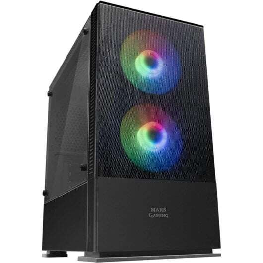 CAIXA MICRO-ATX CASE MARS GAMING MCZ PREMIUM, 2X FRGB FAN, WINDOW