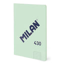 CADERNO A6, COLADO, 48 FOLHAS QUADRICULADAS, VERDE, COLEÇÃO 430 S