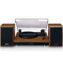 GIRA-DISCOS LENCO LS100( 2 X 10 W - BLUETOOTH  - CASTANHO  )