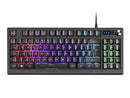 TECLADO MARS GAMING MKREVO BLACK FULL RGB H-MECHANICAL FULL KEYS