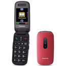 TELÉFONO MÓVIL PANASONIC KX-TU446 PARA PERSONAS MAYORES ROJO