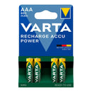 PILHA VARTA RECARREGÁVEL ACCU POWER AAA - LR03 800MA (BLÍSTER 4 U