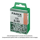 CAIXA M 135 UNID. CAMARÃO ABERTO ZINCO 2,0X30MM FADIX
