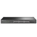 SWITCH TP-LINK GERENCIADO JETSTREAM 24 PORTAS GIGABIT L2+ COM 4 S