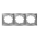 ESTRUTURA HORIZONTAL TRIPLO PRATEADO 225X81X10MM SÉRIE EUROPA SOL