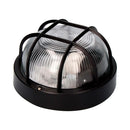 LUZ DE PAREDE REDONDA PRETA 1XE27 40W Ø18,5X10,4CM MODELO TARRAGO