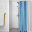 CORTINA DE BANHEIRO BÁSICA AZUL 180 X 180 CM