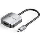 CONVERSOR VENTION TDEHB USB TIPO-C MACHO - HDMI HEMBRA 15CM PLATA