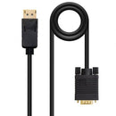 Nanocable 10.15.4402 adaptador de cabo de vídeo 2 m DisplayPort V