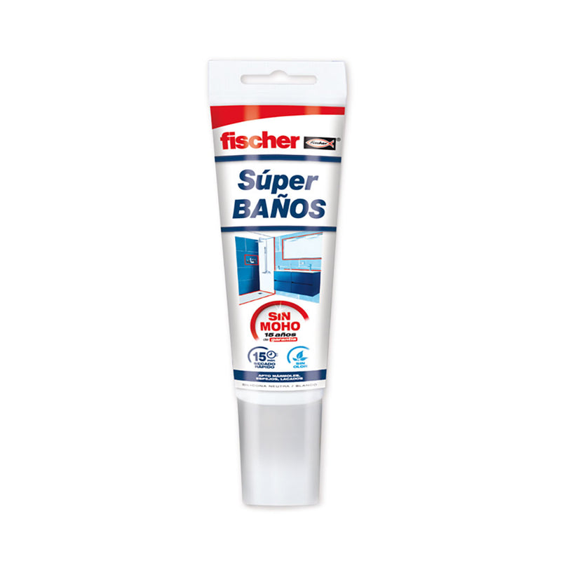 SILICONE SUPER WC TRANSPARENTE 100ML 563517 FISCHER