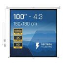 PANTALLA PROYECTOR IGGUAL IGG319215 100" 180X180