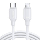 CABO LIGHTNING TIPO-C 20W 2M JOYROOM (BRANCO)