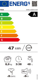 MÁQUINA DE LAVAR ROUPA TEKA WMK40840 8KG