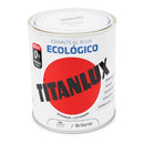 ESMALTE ECOLÓGICO À BASE DE ÁGUA BRILHANTE BRANCO 750ML TITANLUX