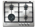 Whirlpool GMAL 6422/IXL Aço inoxidável Embutido 59 cm Gás 4 zona(
