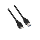 AISENS A105-0043 cabo USB 1 m USB 3.2 Gen 1 (3.1 Gen 1) USB A Mic