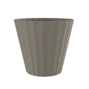 VASO DE INJEÇÃO DORIC COR TAUPE Ø32X29CM