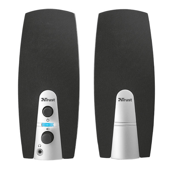 Trust MiLa 2.0 Speaker Set Preto, Prateado Com fios 5 W