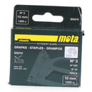 AGRAFOS Nº 3 DE 10MM 1000 UNID. ESPESSURA 0,7MM GG310 MOTA