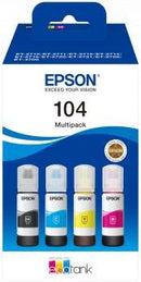 RECARGA TINTA EPSON 104 ECOTANK 4-COLOUR MULTIPACK