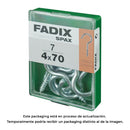 CAIXA M 7 UNID. CAMARÃO ABERTO ZINCO 4,0X70MM FADIX
