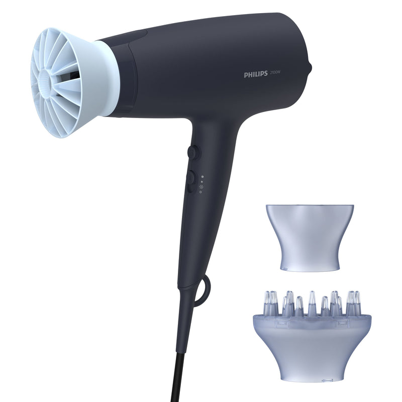 Philips BHD360/20 secador de cabelo 2100 W Azul marinho