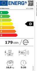 MAQUINA LAVAR E SECAR LG WT1716BBF 17/16K WASHTOWER
