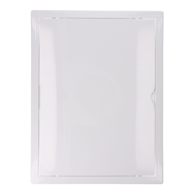 TAMPA COLETOR RETANGULAR ABS RECESSADO 30X40CM BRANCO