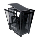 CAIXA ATX DE PC GAMING ABYSM DANUBE SERIES SAVA H500 PRETO