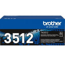 TONER ORIGINAL BROTHER TN-3512 PRETO 12.000 PÁGINAS