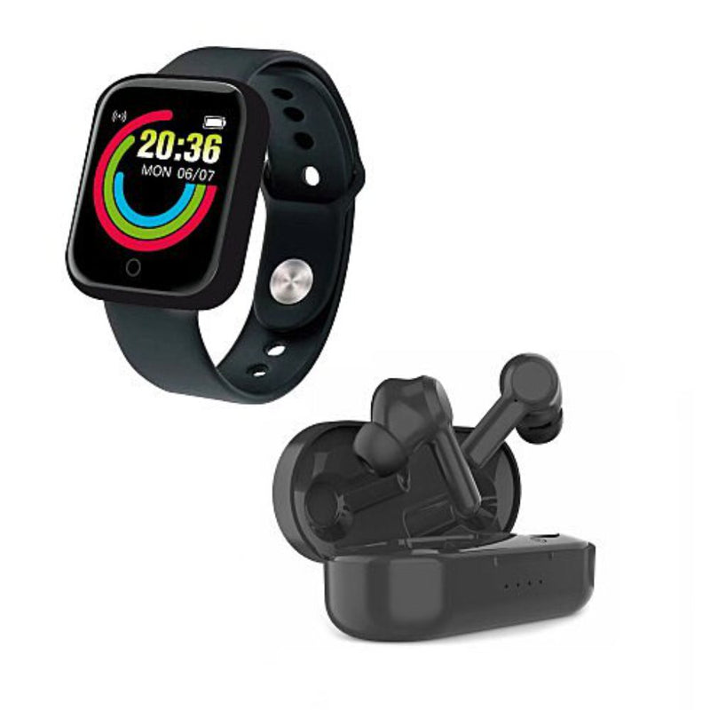 CONJUNTO SMARTWATCH OLED 1.44" E AURICULARES EARBUDS TWS