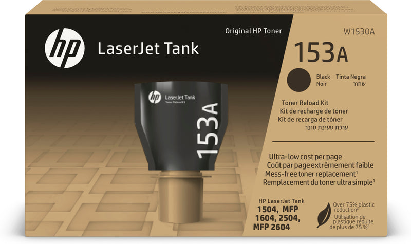 HP Kit de recarga de toner 153A Original para LaserJet Tank