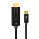 CABO USB-C PARA HDMI CHOETECH CH0019, 1,8 M (PRETO)