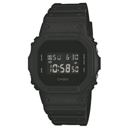 RELÓGIO DIGITAL CASIO G-SHOCK TREND DW-5600BB-1ER 49MM PRETO