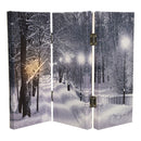 QUADRO DOBRÁVEL COM LEDS 2,8X48X38CM 8 LEDS