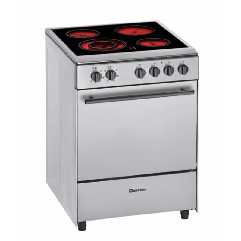 FOGÃO MEIRELES E-605-X VITROCERÂMICA E FORNO ELÉTRICO MULTIFUNÇÕE