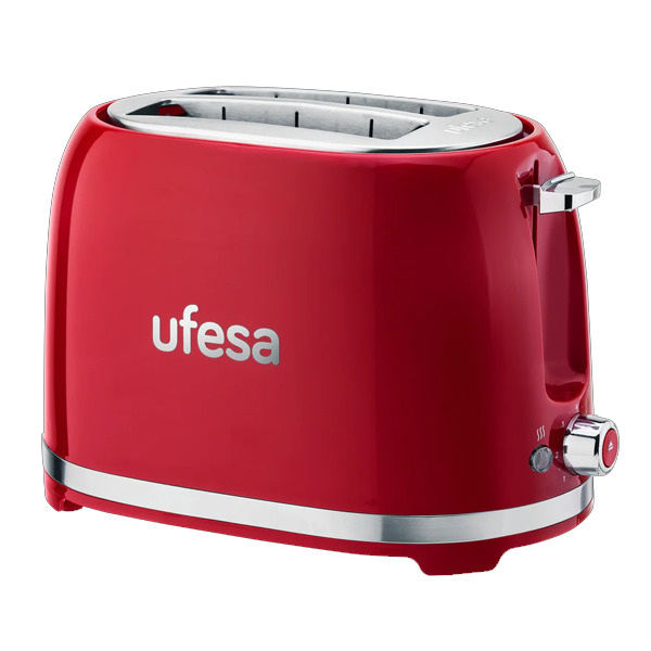 UFESA TORRADEIRA CLASSIC 1 FENDA 850W VERMELHA