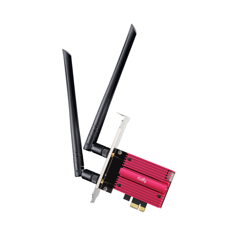 CUDY ADAPTADOR PCIE AX5400 TRI-BAND WIFI 6